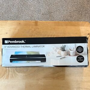 Pembrook 9" Advanced Thermal Laminator - Black
